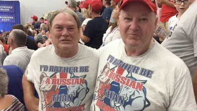 Fat morons at a MAGA rally